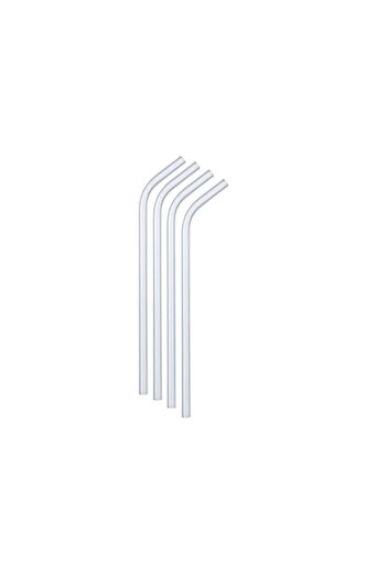 Paşabahçe Glass Straw Set of 4