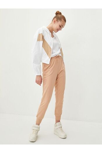 LC Waikiki LCW Casual Жіночі джоггер-штани з еластичним поясом і прямими кишенями