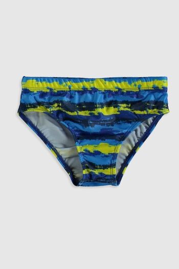 LC Waikiki Boy's Blue Printed Lqq Swimsuit
