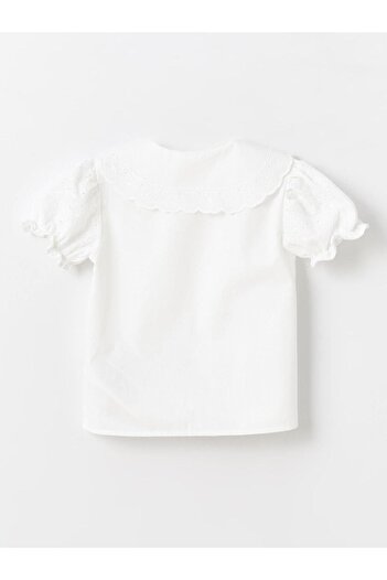 LC Waikiki Baby Collar Short Sleeve Baby Girl Shirt (S4)