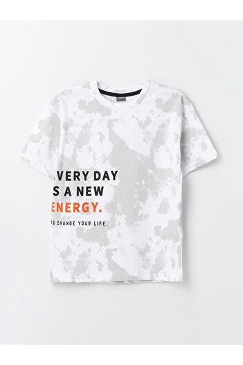 LC Waikiki Boy's T-Shirt - Comfortable Fit, Crew Neck