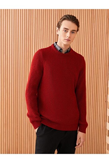 LC Waikiki LCW ECO Crew Neck Long Sleeve Men's Knitwear Sweater