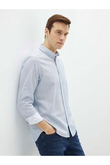 LC Waikiki Lcwaıkıkı Classic Slim Fit Довгорукавна сорочка Oxford для чоловіків