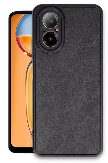 m.tk moveteck Realme 12 Lite Case with Camera Protection Leather Look Leather Pattern Soft Matte Silicone