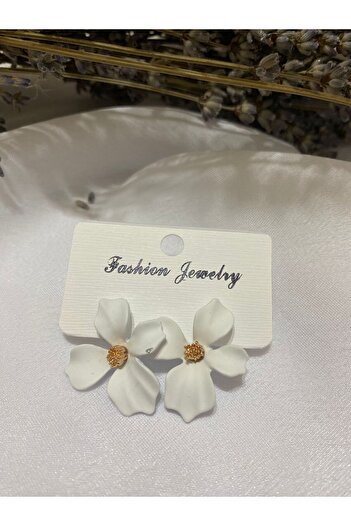 sema aksesuar Women's Flower Model Earrings - Floral Earrings - Mother's Day Gift