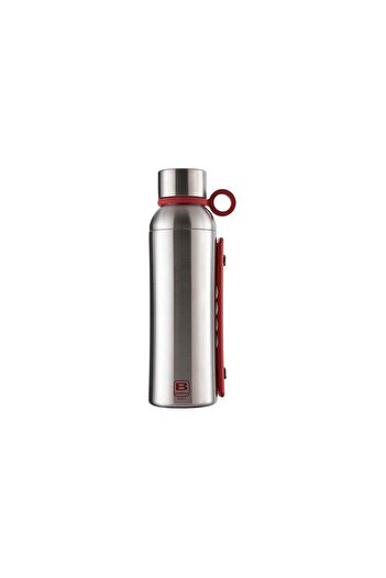BUGATTI Termo Taşıma Kulplu Paslanmaz Çelik Mat Gümüş Rengi Termos 1500Ml