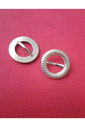 İMREN AKSESUAR Steering Wheel Model Yellow Plated Metal Button 2.5 cm 1 Pack 6 Pieces