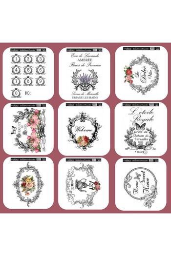 Cadence Home Decor Ready Transfer Papers (9 Pieces)