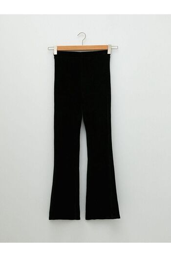 LC Waikiki LCW Casual Normal Bel Slim Fit Düz İspanyol Paça Kadın Pantolon