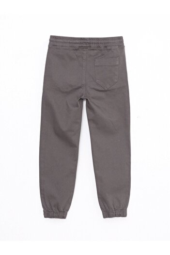 LC Waikiki Basic Gabardine Boy's Jogger Trousers with Elastic Waist