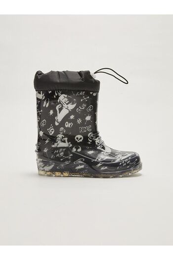 LC Waikiki LCW STEPS Ελαστικές μπότες βροχής για αγόρια με κορδόνια (W1)