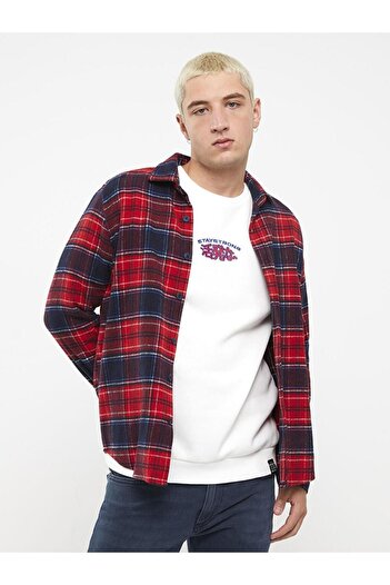 LC Waikiki XSIDE Regular Fit Long Sleeve Plaid Men's Lumberjack Shirt