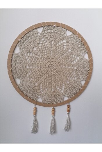 afralya home Mandala Dantel Bohem Duvar Süsü, Dantelli Duvar Dekorasyonu, Iskandinav Dekor, Modern Dantel Süs