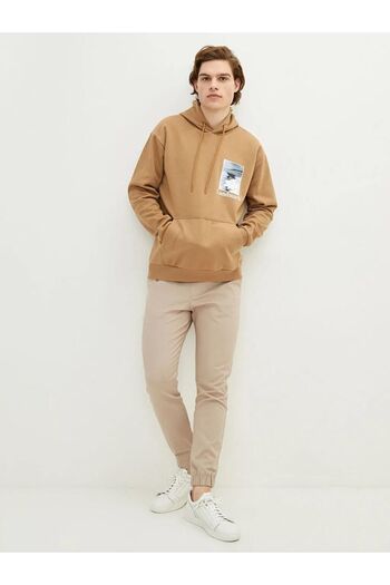 LC Waikiki Повсякденний чоловічий світшот з капюшоном і довгими рукавами