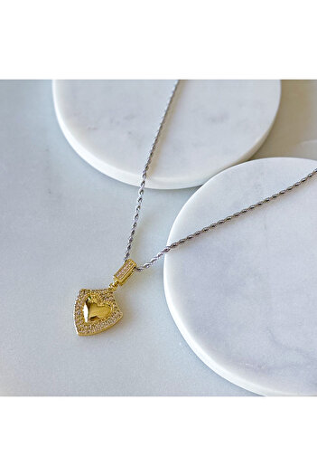 CHARMLUCKY Steel Mix Color Necklace