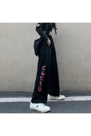 Touz Moda Sokak Tarzı Kuromi & Melody Baskılı Unisex Baggy Eşofman