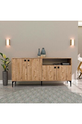 Mezza 1640 Artemıs 160 Lık Modern Konsol Atlantik Çam