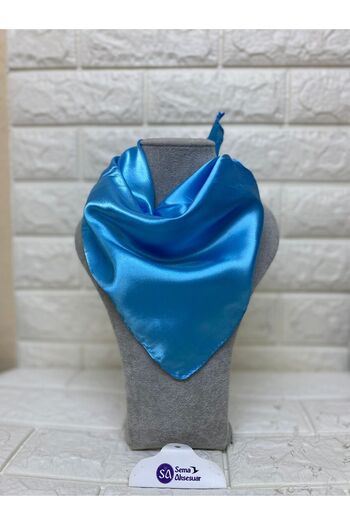 sema aksesuar Rayon Silk Stylish Scarf - Bandana 50*50 cm - Bracelet