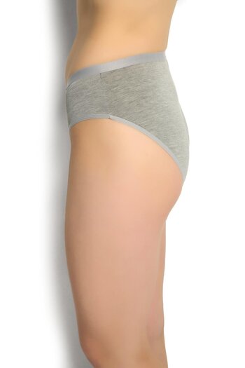 MYS GRUP TEKSTİL Ji̇ber 6-piece Gray Bamboo Bikini - Slip Panties Set / 677