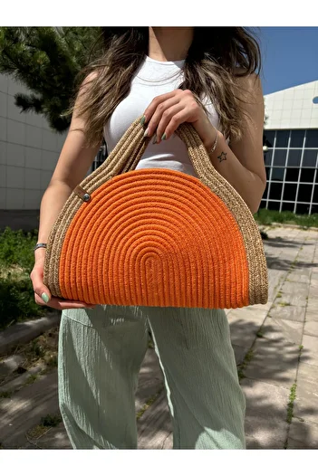MaVaux Mia Straw Jute Small Bag