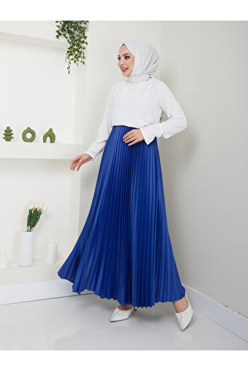 VOLT CLOTHİNG Dámská skládaná sukně - základní model s elastickým pasem