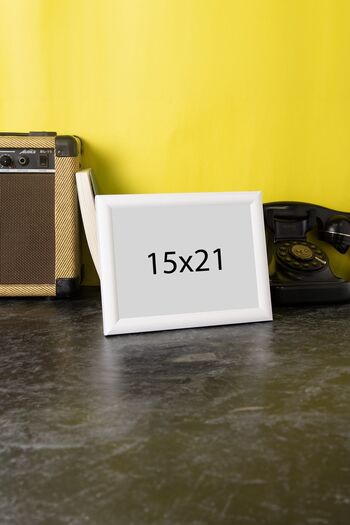 Araste 15x21 Photo Picture Frame Horizontal Vertical - Suitable for Desktop and Wall Hanging