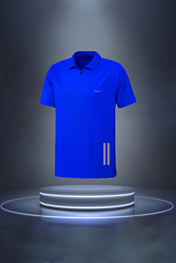POSEIDON STORM Tricou cu mânecă scurtă pentru bărbați Blue Vision Pro Fabric Fit S-3XL