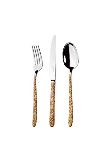 Jumbo 9400 Safari Gold 12 Kişilik 84 Parça Çatal Kaşık Bıçak Takımı