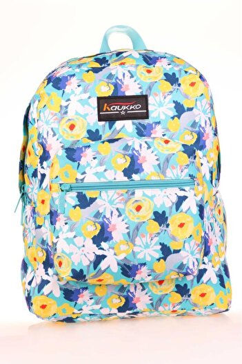 KAUKKO Spring Sırt Çantası Yellow Flowers K1676