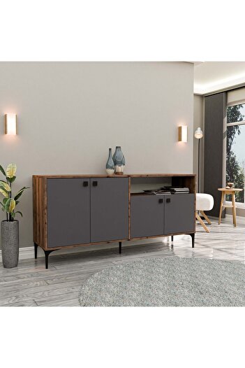 Mezza 1644 ARTEMIS 160 LIK MODERN KONSOL HAT-ANTRASİT