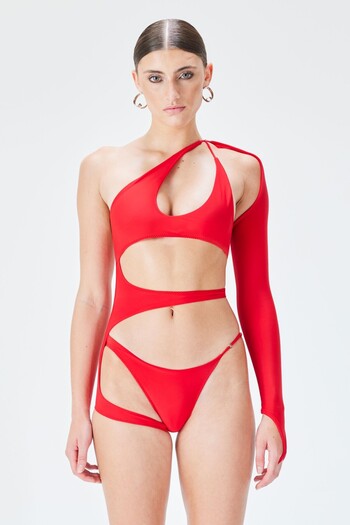 IAMNOTBASIC Red Nereida Swimsuit
