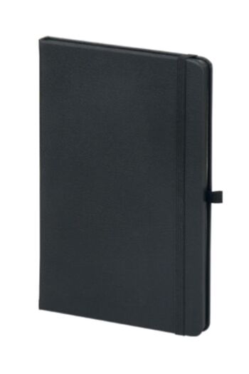 Kerem ofis Striped Thermo Leather Notebook - 15x21 Edge, Elastic Undated Agenda