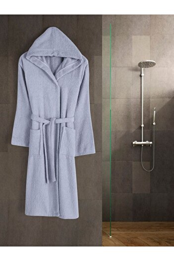 Eymir Home Collection Ανδρικό μπουρνούζι - Hoodie & Curl Design