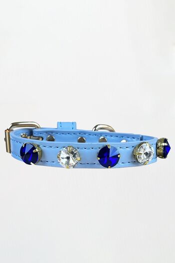 TheTailor Vegan Leather Dog Collar - Stone Detailed