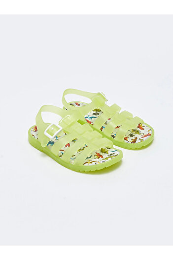 LC Waikiki Lcw Steps Transparent Banded Buckle Detailed Boys Sandals