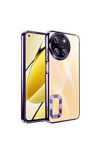Nezih Case Realme 11 4G Silicone Luxury Cover with Colorful Transparent Camera Protection at Corners