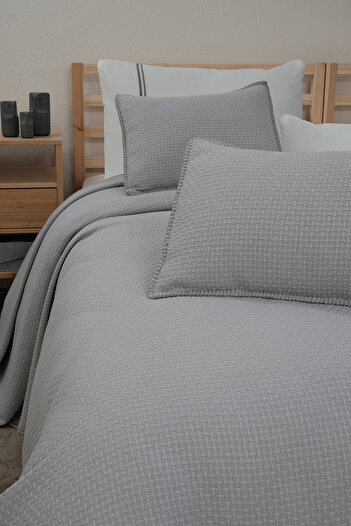 MEYN COLLECTİON Deluxe Double Pique Bed Set - Pillow Gift
