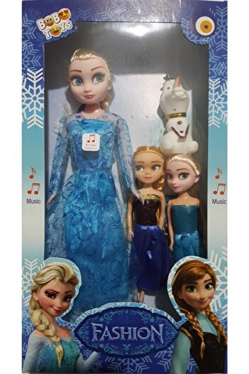 TURKAFONE Karlar Ülkesi Elsa Ve Mini Anna-elsa Olaflı Şarkı Söyleyen Oyuncak Bebek 27.5 Cm Els