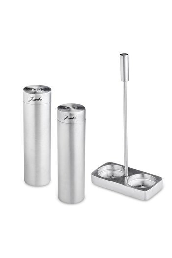Jumbo Salt Shaker/pepper holder with Timeless Stand