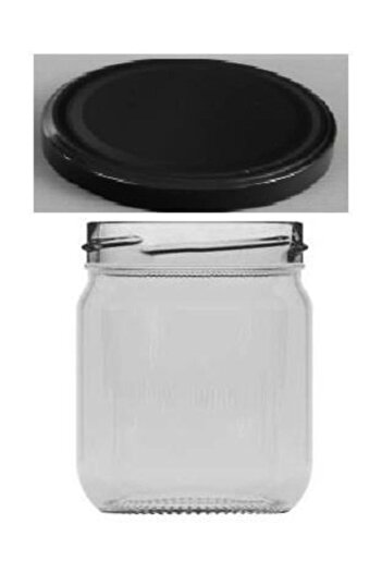 Paşabahçe Glass Jar 210 Cc Black Lid Baby Food 10 Pieces