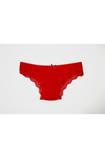DONLİZZA Lace Bikini Pink, Gray, Red 3 Pieces