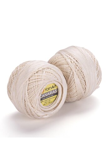 Yarnart Canarias - Mercerized Lace Floss Cream-6194