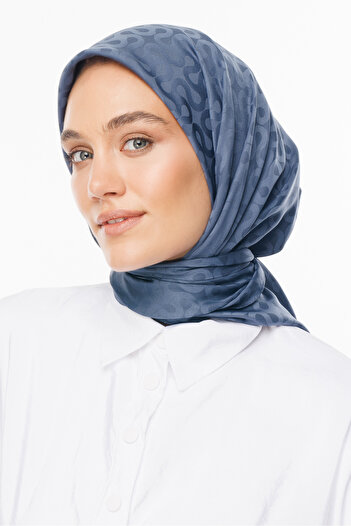 Mooncorn Moon Patterned Silky Jacquard Scarf