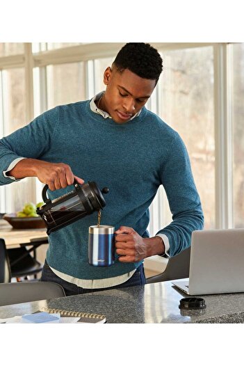 Contigo Streeterville ThermaLock Vakumlu Termos Kupa 420 ml Mavi