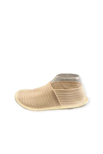 Chochili Beige Colored Hajj and Umrah Ballerina Slippers - Non-Slip Sole