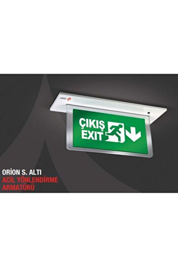 Arsel Orion Aeb-24223-L Recessed Emergency Exit Directional Device 180 Min. from Network and Outage. Ya