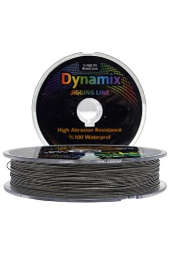 EFFE Dynamix Jigging 100 Meters Gray Braided Rope Line - 40mm - 61,25kg