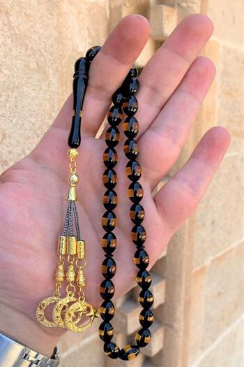 Doğan Silver Trend Gift Men's Vernier Powder Press Rosary Dgntsbh11132