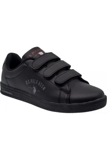 U.S POLO AssnSponge Black Velcro Boys-Girls Sneakers Sports Shoes