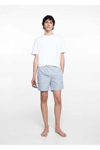 Mango Teen Μαγιό με γεωμετρικό σχέδιο